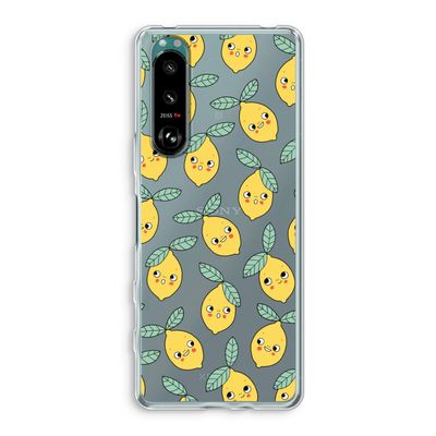 Citroenen: Sony Xperia 5 III Transparant Hoesje