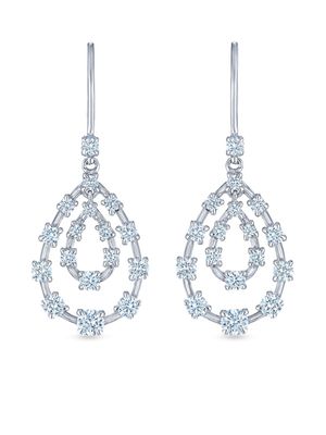KWIAT boucles d'oreilles Starry Night en or blanc 18ct ornées de diamants - Argent