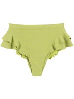 Clube Bossa bas de bikini volanté à taille haute - Vert - thumbnail