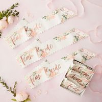 Ginger Ray FH-208 Floral Hen Team Bride Sjerpen