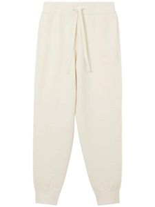 Burberry pantalon de jogging à lien de resserrage - Blanc