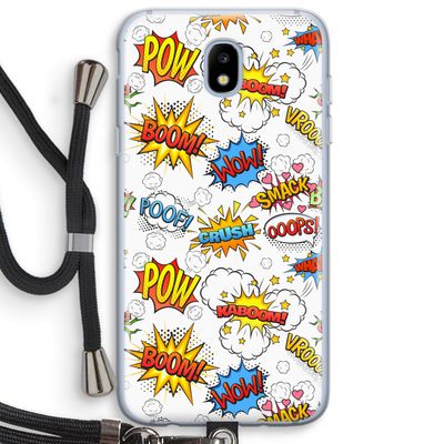 Pow Smack: Samsung Galaxy J5 (2017) Transparant Hoesje met koord