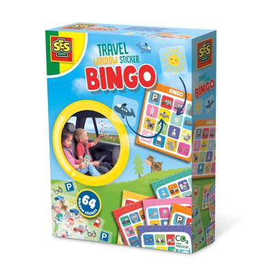 SES Reisspel raamsticker bingo