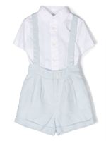 POLO RALPH LAUREN KIDS ensemble short-haut en lin - Blanc - thumbnail