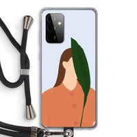 Leaf: Samsung Galaxy A72 5G Transparant Hoesje met koord