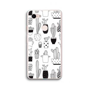 Cactusmotief: Google Pixel 3 XL Transparant Hoesje