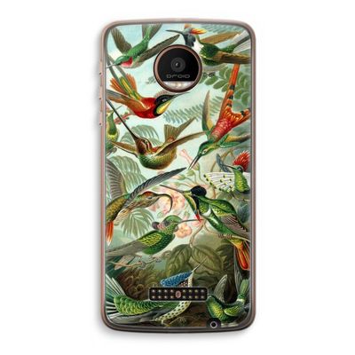 Haeckel Trochilidae: Motorola Moto Z Force Transparant Hoesje