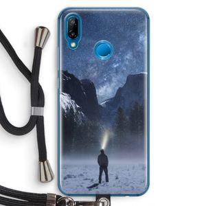 Wanderlust: Huawei P20 Lite Transparant Hoesje met koord