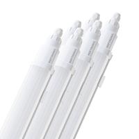 HOFTRONIC™ Q-Series - Set van 6 LED TL armaturen 150cm - IP65 Waterdicht - 48 Watt 5760 Lumen vervangt 192 Watt - 120lm/W - 6500K daglicht wit licht - gereedschapsloos Koppelbaar - IK08 - Tri-proof