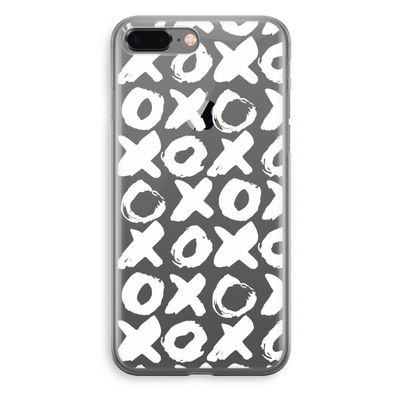 XOXO: iPhone 8 Plus Transparant Hoesje
