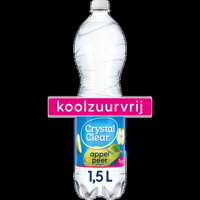 Crystal Clear Koolzuurvrij Appel Peer 1,5L bij Jumbo