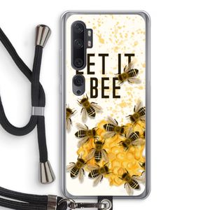 Let it bee: Xiaomi Mi Note 10 Transparant Hoesje met koord