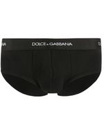 Dolce & Gabbana boxer à bande logo - Noir - thumbnail