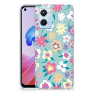 OPPO A96 | OPPO A76 TPU Case Flower Power