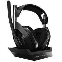 ASTRO Gaming A50 + Base Station Headset Draadloos Hoofdband Gamen Zwart, Goud - thumbnail