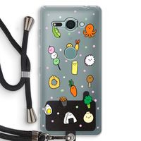 Happy bento friends: Sony Xperia XZ2 Compact Transparant Hoesje met koord