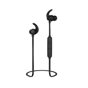 Thomson WEAR7208BK In Ear oordopjes Sport Bluetooth Zwart Noise Cancelling Headset, Volumeregeling