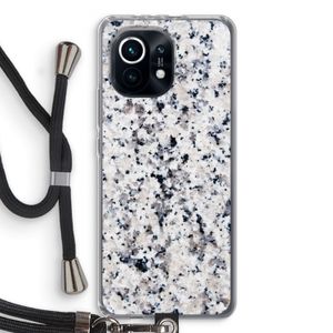 Gespikkelde marmer: Xiaomi Mi 11 Transparant Hoesje met koord