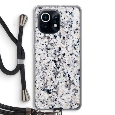 Gespikkelde marmer: Xiaomi Mi 11 Transparant Hoesje met koord