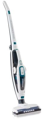 Leifheit PowerVac 2in1 2-in-1 stick vacuum Batterij/Accu Droog Cyclonisch Zakloos Zwart, Blauw, Wit