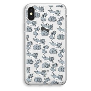 Poezen: iPhone X Transparant Hoesje