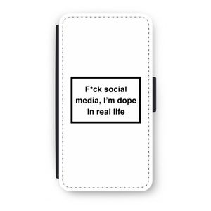 I'm dope: iPhone X Flip Hoesje