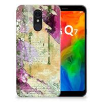 Smartphone hoesje LG Q7 Letter Painting