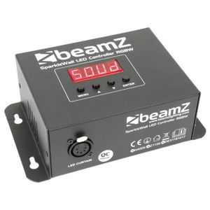 BeamZ LED gordijn 2 x 3m met 96 RGBW LEDS en controller