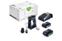 Festool accu-schroefboormachine cxs18 c3.0 plus