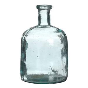 Natural Living vaas Camille - transparant - glas - D15 x H25 cm