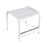 Fermob Luxembourg bijzettafel/voetenbank laag L44 x B42 cm Cotton White