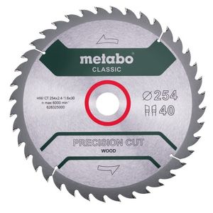 Metabo Accessoires Cirkelzaagblad | "Precision Cut Classic" | 254x30mm | Z40 WZ 20° - 628325000