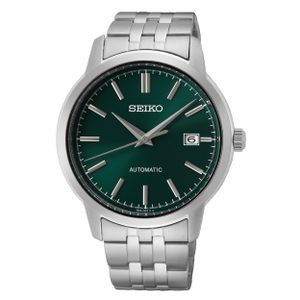 Seiko SRPH89K1 Horloge Automaat staal zilverkleurig-groen 41,2 mm