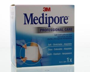 3M Medipore met schutblad 5cm x 10m