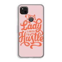 Hustle Lady: Google Pixel 4a Transparant Hoesje