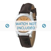 Armani horlogeband AR0277 Leder Bruin 16mm + bruin stiksel - thumbnail