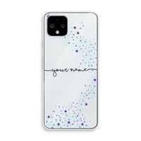 Sterren: Pixel 4 Transparant Hoesje