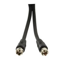 F-connector kabel voor satelliet zwart of wit [diverse lengtes] - thumbnail