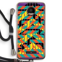 Skew Bee 2: Motorola Moto Z Force Transparant Hoesje met koord