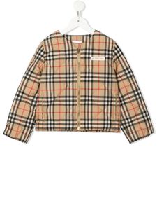 Burberry Kids veste à logo imprimé - Tons neutres