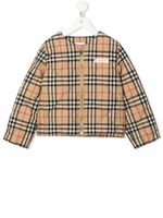 Burberry Kids veste à logo imprimé - Tons neutres