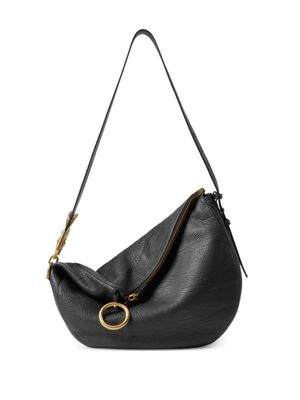 Burberry sac porté épaule Knight médium en cuir - Noir