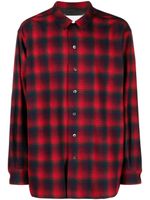 Maison Margiela x Pendleton chemise en laine à carreaux - Rouge