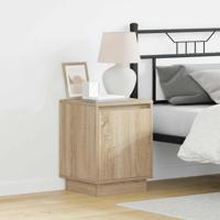 Nachtkastje 2 pcs Sonoma eiken 39 x 34.5 x 50 cm Bewerkt hout
