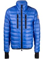 Moncler Grenoble veste matelassée à patch logo - Bleu