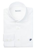 FABRO - DAVID and JOHN ANDERSON van ALBINI twill dubbel getwijnd wit heren overhemd - ZAMBO 1