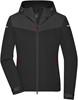 James & Nicholson JN1179 Ladies´ Allweather Jacket - /Black/Carbon/Light-Red - M