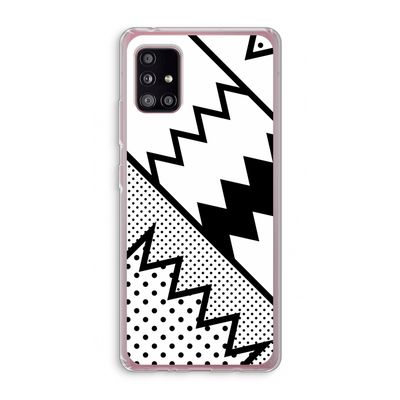 Pop Art #5: Samsung Galaxy A51 5G Transparant Hoesje
