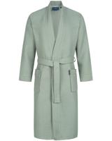 Morgenstern Morgenstern badjas Luca wafelstof Kimono 120cm Olijf S