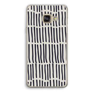 Moroccan stripes: Samsung Galaxy A3 (2016) Transparant Hoesje